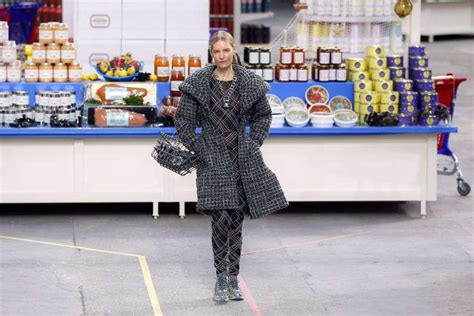 chanel supermarket show|chanel's supermarket set.